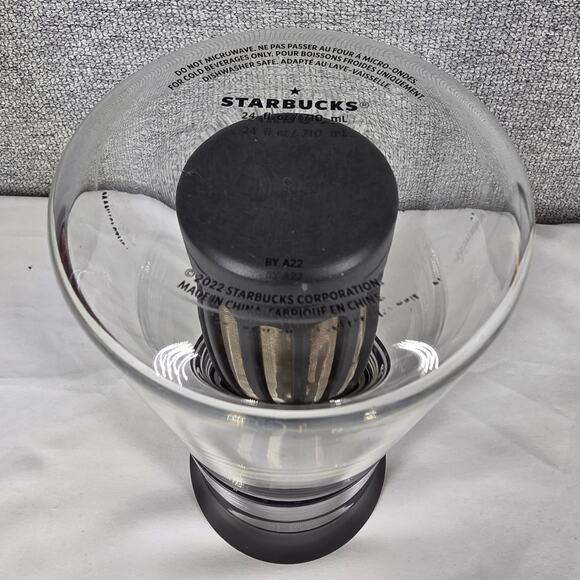 STARBUCKS 2022 COLD BREW COFFEE MAKER GLASS PITCHER 24OZ POUR OVER STYLE - Picture 9 of 9
